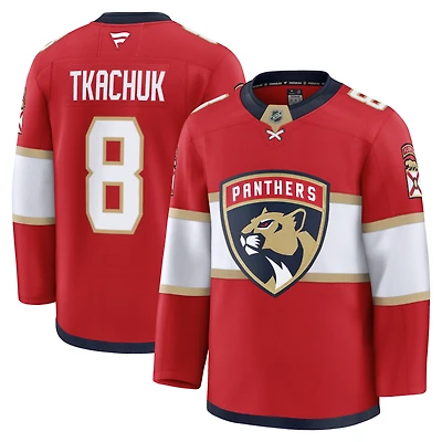 Men's Fanatics Brady Tkachuk Red Florida Panthers Home Premium Jersey