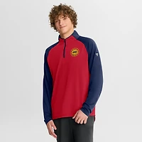 Men's Fanatics Bright Cardinal Florida Panthers 2026 NHL Winter Classic Authentic Pro Quarter-Zip