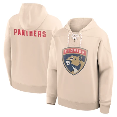 Men's Fanatics Cream Florida Panthers Vintage Hoodie
