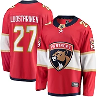 Maillot de joueur échappé à domicile des Fanatics Eetu Luostarinen Panthers la Floride, rouge, pour hommes