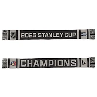Écharpe de vestiaire grise Fanatics pour homme, champions de la Coupe Stanley 2025 des Panthers de la Floride