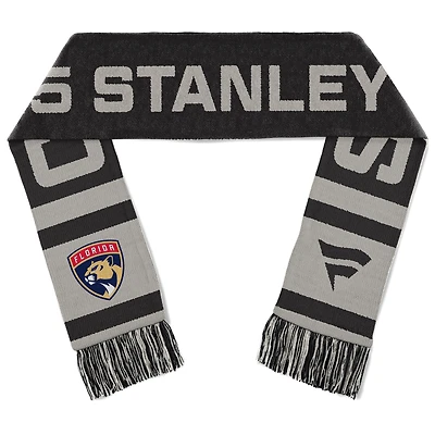 Men's Fanatics Gray Florida Panthers 2025 Stanley Cup Champions Locker Room Scarf