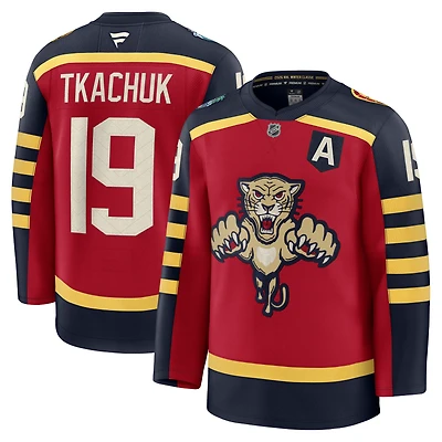 Men's Fanatics Matthew Tkachuk Red Florida Panthers 2026 NHL Winter Classic Premium Jersey