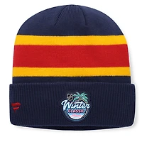 Bonnet à revers Fanatics bleu marine/rouge Florida Panthers 2026 NHL Winter Classic pour homme