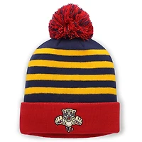 Bonnet à pompon et revers bleu marine/rouge des Panthers de la Floride, Classique hivernale de la LNH 2026 (Fanatics)