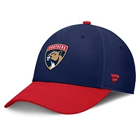Men's Fanatics Navy/Red Florida Panthers Authentic Pro Rink Flex Hat