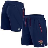 Men's Fanatics Navy Florida Panthers Authentic Pro Rink Performance Shorts