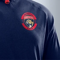 Men's Fanatics Navy Florida Panthers Authentic Pro Rink Raglan Hoodie