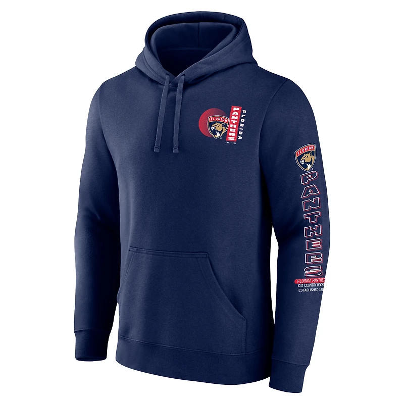 Sweat à capuche Fanatics Navy Florida Panthers Revolution pour hommes