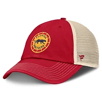 Casquette trucker ajustable Fanatics rouge/crème pour homme, Florida Panthers, Classique hivernale de la LNH 2026
