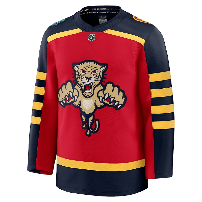 Men's Fanatics  Red Florida Panthers 2026 NHL Winter Classic Premium Jersey