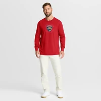 Men's Fanatics Red Florida Panthers Authentic Pro Property Of Practice Long Sleeve T-Shirt