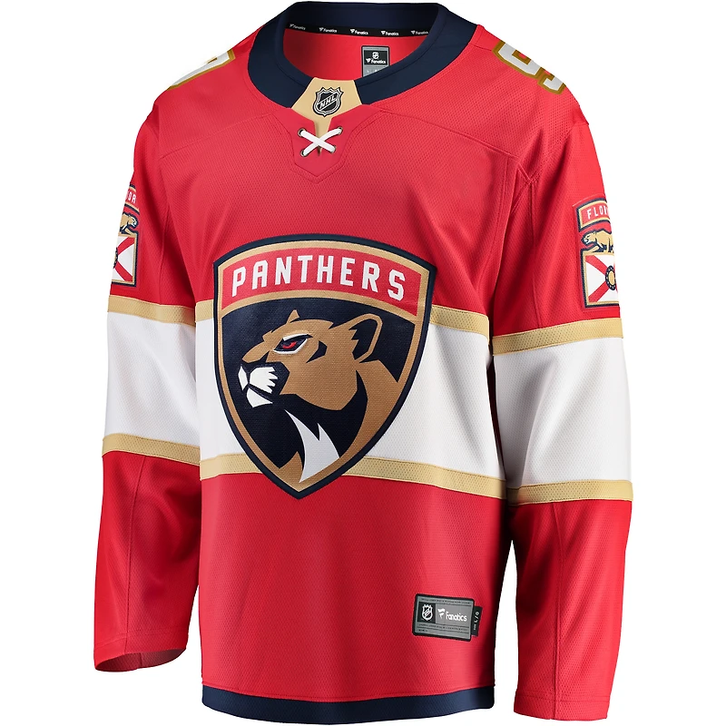 Men's Fanatics Sam Bennett Red Florida Panthers Home Breakaway Replica Jersey