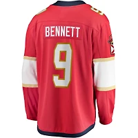 Men's Fanatics Sam Bennett Red Florida Panthers Home Breakaway Replica Jersey