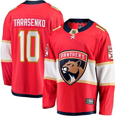 Fanatics pour hommes Vladimir Tarasenko Rouge Maillot d'évasion à domicile des Panthers de la Floride
