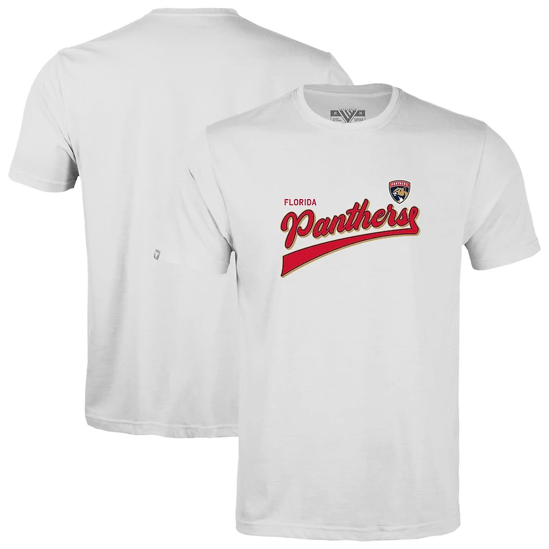 Men's Levelwear White Florida Panthers Richmond Retro Team 2.0 T-Shirt