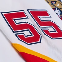 Maillot Mitchell & Ness Ed Jovanovski blanc des Panthers de la Floride, édition Power Play 1996, pour homme