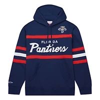 Sweat à capuche bleu marine Mitchell & Ness pour hommes, entraîneur-chef des Panthers de la Floride
