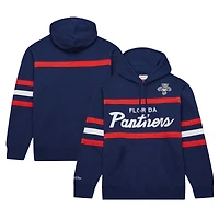 Sweat à capuche bleu marine Mitchell & Ness pour hommes, entraîneur-chef des Panthers de la Floride