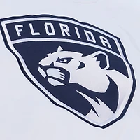 Sweat à capuche en polaire arctique Mitchell & Ness blanc Florida Panthers pour homme