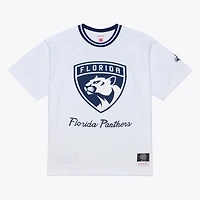 T-shirt Mitchell & Ness blanc Florida Panthers Arctic pour homme