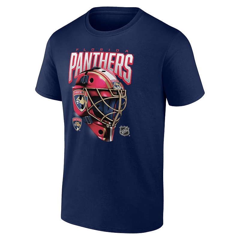 T-shirt bleu marine pour homme des Panthers de la Floride