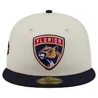 Men's New Era  Cream Florida Panthers America's 250th Two-Tone 59FIFTY Fitted Hat