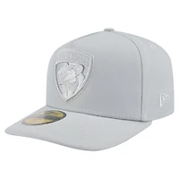 Men's New Era Gray Florida Panthers Color Pack A-Frame 59FIFTY Fitted Hat