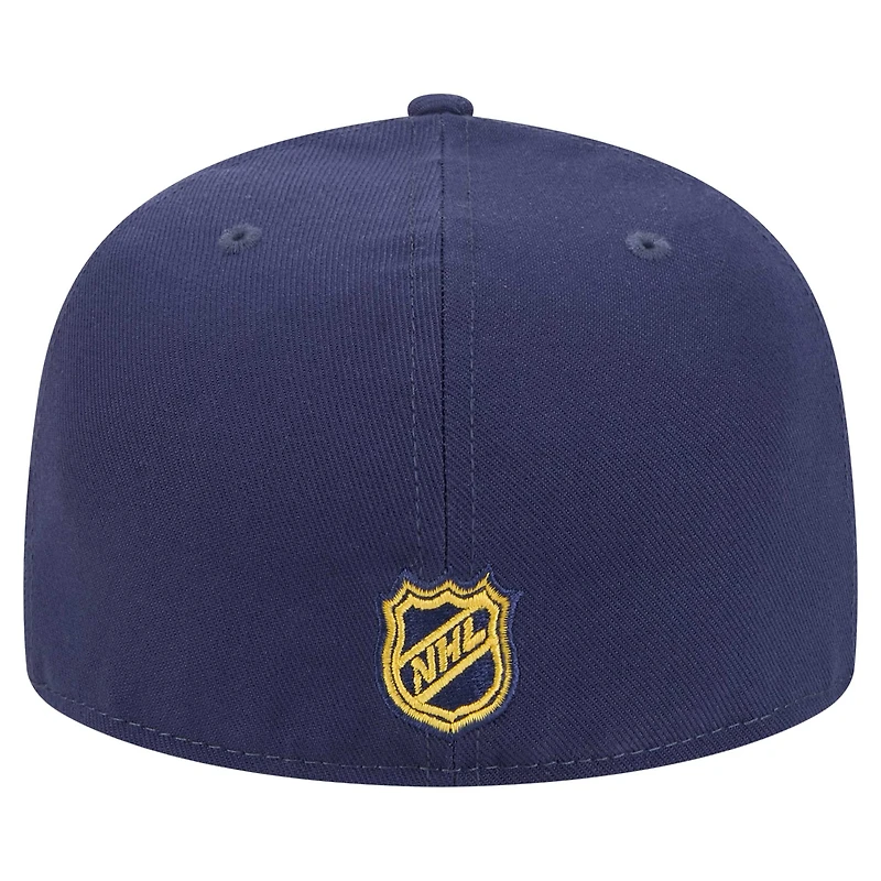 Men's New Era Navy Florida Panthers Core 59FIFTY Fitted Hat