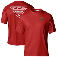 T-shirt rouge Florida Panthers Terminal Tackle Omni-Shade pour homme