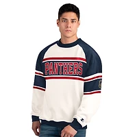Sweat-shirt à col rond en polaire Starter blanc Florida Panthers Defense pour homme