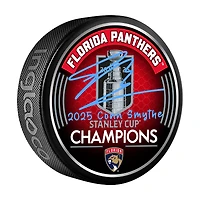 Sam Bennett Florida Panthers Autographed 2025 Conn Smythe Winner Hockey Puck with "2025 Conn Smythe" Inscription