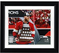 Sam Bennett Florida Panthers Autographed 2025 Stanley Cup Champions 8" x 10" Raising Conn Smythe Photograph