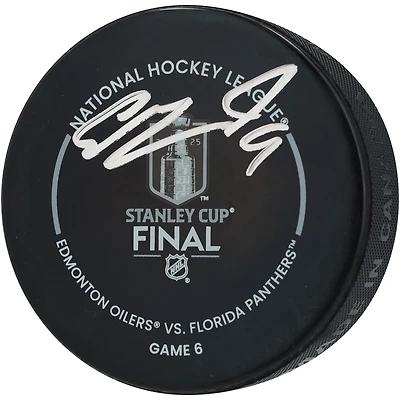 Sam Bennett Florida Panthers Autographed  2025 Stanley Cup Official Game Puck 