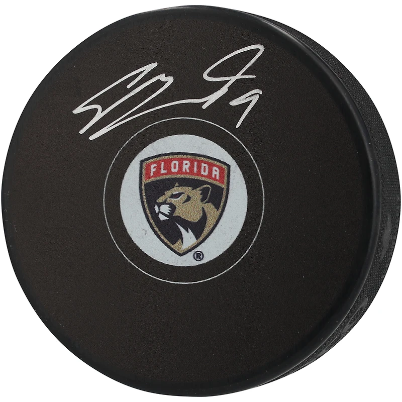 Sam Bennett Florida Panthers Autographed Hockey Puck