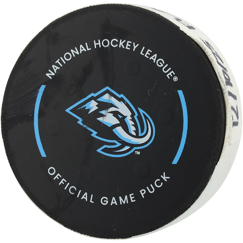 Sam Bennett Florida Panthers Game-Used Goal Puck vs. Utah Mammoth on December 10, 2025