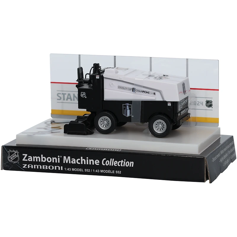Sam Reinhart Florida Panthers Autographed 2024 Stanley Cup Champions 1:43 Scale Die-Cast Zamboni