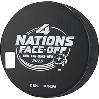 Sam Reinhart Florida Panthers Autographed Canada 4 Nations Face-Off Hockey Puck