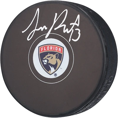 Sam Reinhart Florida Panthers Autographed Hockey Puck