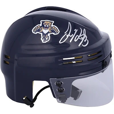 Sam Reinhart Florida Panthers Autographed Navy Mini Helmet