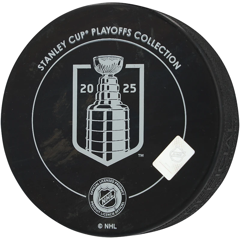 Sergei Bobrovsky Florida Panthers Autographed 2025 Stanley Cup Champions Hockey Puck