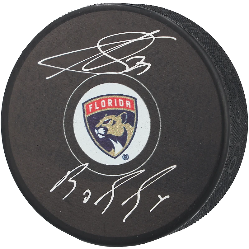 Sergei Bobrovsky Florida Panthers Autographed Hockey Puck with "Bobby" Inscription