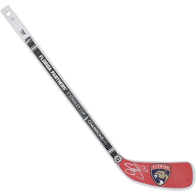 Seth Jones Florida Panthers Autographed 2025 Stanley Cup Champions Mini Wood Hockey Stick  