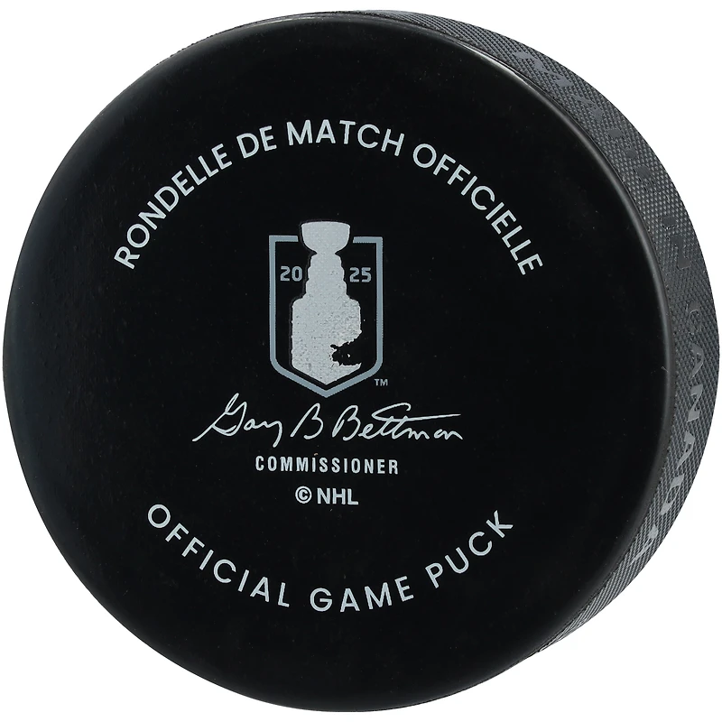 Rondelle officielle de match autographiée par Seth Jones des Panthers de la Floride pour la finale de la Coupe Stanley 2025