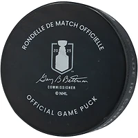 Seth Jones Florida Panthers Autographed 2025 Stanley Cup Final Official Game Puck with "2025 SC Champs" Inscription