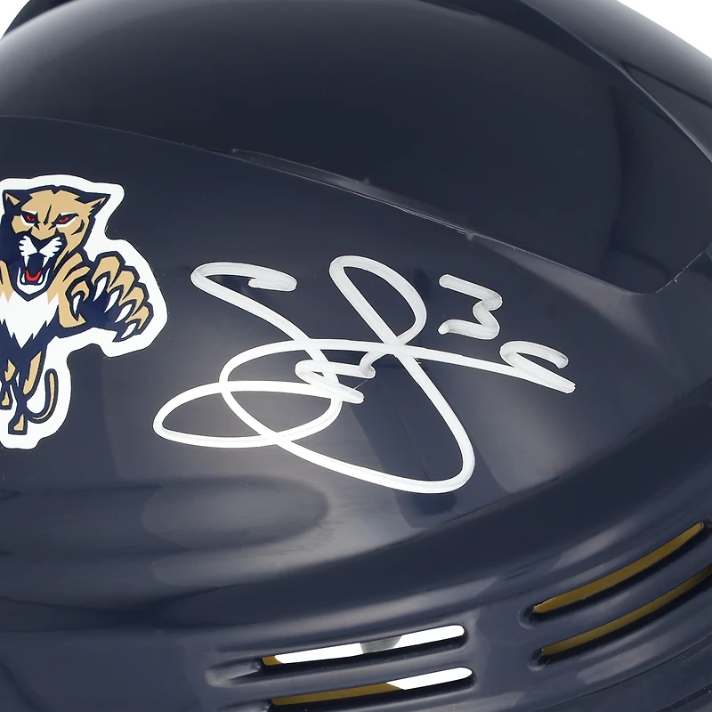 Seth Jones Florida Panthers Autographed Navy Mini Helmet  