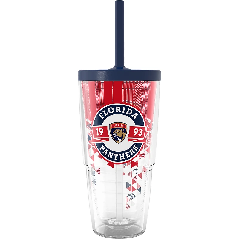 Gobelet classique Tervis Florida Panthers de 24 oz avec couvercle à paille