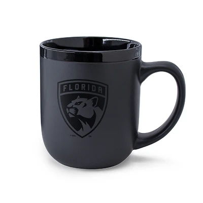 WinCraft Florida Panthers 17oz. Black Tonal Ceramic Mug