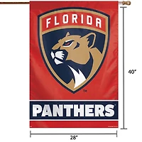 WinCraft Florida Panthers 28 "x 40" Bannière verticale simple face Wordmark