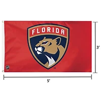 WinCraft Florida Panthers 3' x 5' Deluxe Flag